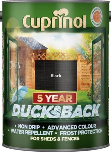 Cuprinol Ducksback 5L - Black